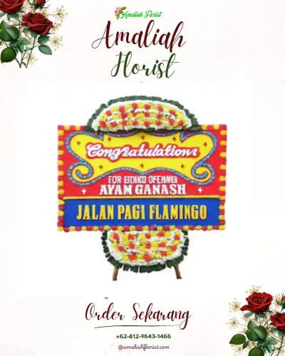 Bunga Papan Congratulation di Karangjambu